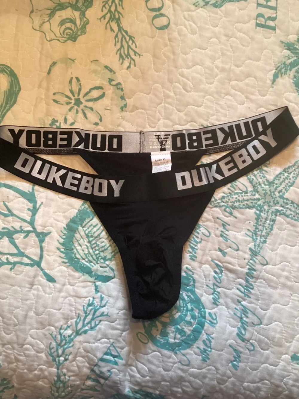 Sexy black thong